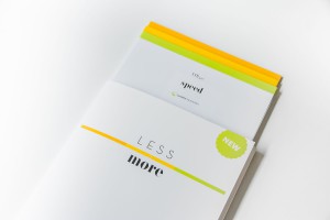 Less is more is the new GardaPat 13 sample collection: its very name embodies the features of this new coated paper, i.e. little weight and high performance.